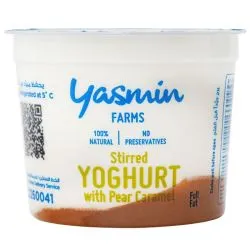Yasmin Farms Stirred Yoghurt With Pear Caramel Cup