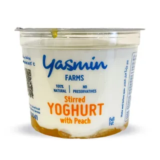 Yasmin Farms Stirred Yoghurt With Peach Cup
