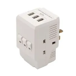 Total Three Ways Adapter + 3-USB 4.2A/5V