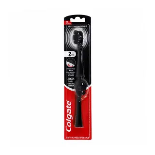 Colgate 360 Sonic Battery Toothbrush Refill Charcoal Infused Soft