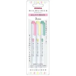 Zebra Mildliner 3 Color Set Wkt7-3C-N