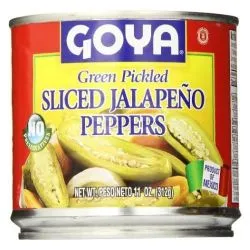 Goya Green Pickled Jalapeño Peppers Sliced