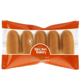 Wooden Bakery Hot Dog Roll Bread