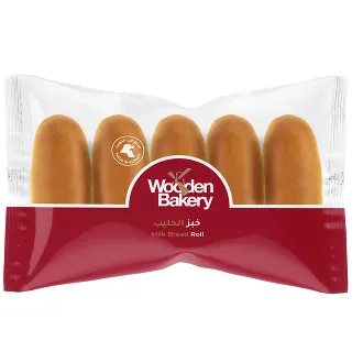 Wooden Bakery Milk Bread Roll