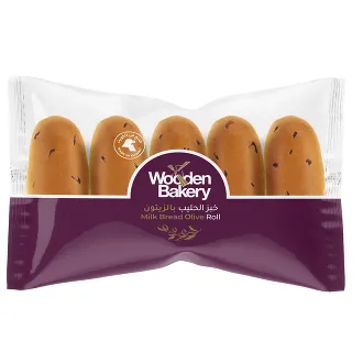 Wooden Bakery Milk Bread Olive Roll
