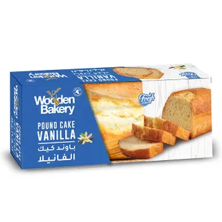 Wooden Bake Pound Cake Vanilla