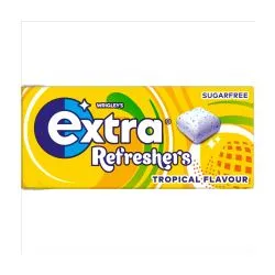 Extra Refreshers Tropical Flavour Sugarfree Chewing Gum