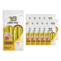 Fancy Feast Chicken Tuna Flakes Puree Wet Cat Treat