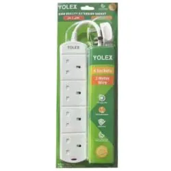 Yolex Extension 4 Way 250 Volts