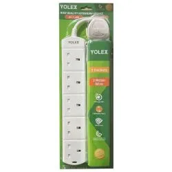 Yolex Extension 5 Way 250 Volts