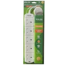 Yolex Extension 5 Way 250 Volts