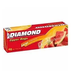 Diamond Zipper Storage Bag Large