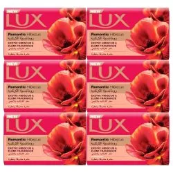 Lux Bar Soap Romantic Hibiscus 6X120G