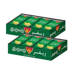 الصيداوي ميمو ويفر محشو بكريمة الموز