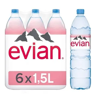 Evian Mineral Water 5+1 FREE