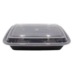 Sultan Microwave Container Rectangle Black with Lid
