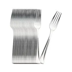 Sultan Plastic Silver Fork Small