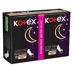 Kotex Natural Maxi Overnight Sanitary Pads with Wings