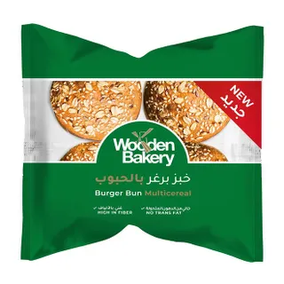 Wooden Bakery Burger Bun Multicereal