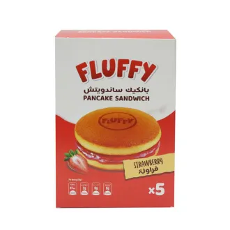 Fluffy Strawberry Pancake Sandwich