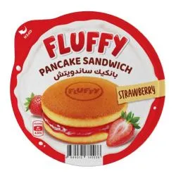 Fluffy Strawberry Pancake Sandwich