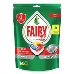Fairy All In One Plus Dishwasher Tablets Pack Of 5