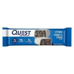 Quest Nutrition Crispy Cookies & Cream Hero Protein Bar
