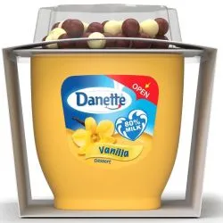 Danette Vanilla Dessert + Chocolate Balls