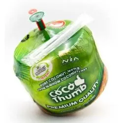Coco Thumb Coconut With Straw Thailand