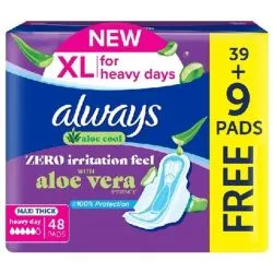 Always Thick Maxi Pads With Aloe Vera