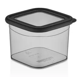 Elegant Transparent Smoked Food Storage Container