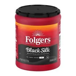 Folgers Black Silk Smooth Dark Roast Ground Coffee