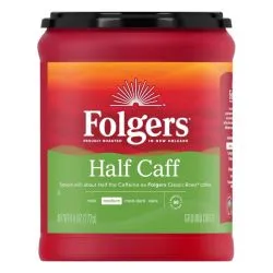 Folgers Classic Roast Half Caff Ground Coffee