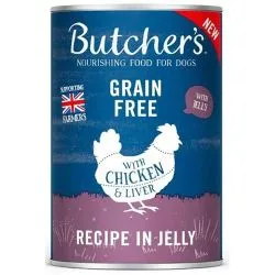 Butcher's Original Recipe in Jelly Chicken Canned Dog Food