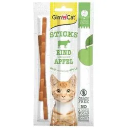 GimCat Duo-Sticks with Beef and Apple Cat Treat