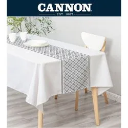 Cannon Table Cloth with Runner Print Design