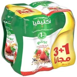 Activia Strawberry & Blackseeds Greek Yogurt Drink