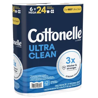 Cottonelle Ultra Clean Strong Toilet Paper