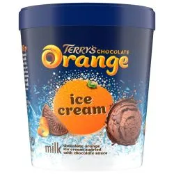 Terry's Chocolate Orange Ice Cream Tub