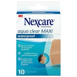3M Nexcare Aqua Clear Maxi Waterproof Bandages 60 x 89 Mm