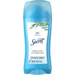 Secret Invisible Solid Antiperspirant Deodorant, Shower Fresh