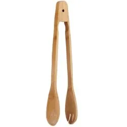 Kinvara Bamboo Kitchen Tongs Spoon Fork