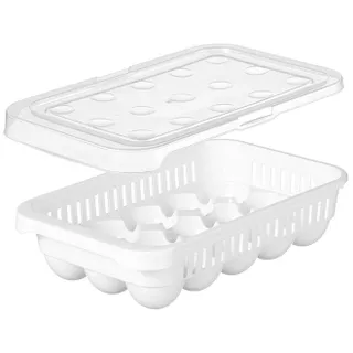 Kinvara Plastic Egg Tray 15 Holes White