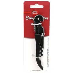 Betty Crocker Multifunction Metal Bottle Opener