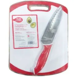 Betty Crocker Stainless Steel Knife with Cutting Board