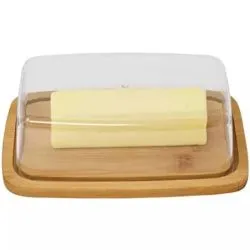 Bamboo Square Cake Board With Lid