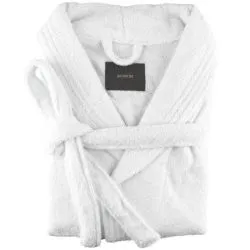 Selena Kimono Bathrobe White 340GSM