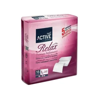Active Relax Premium Underpads Size Large (80cm-100cm)