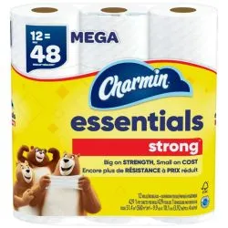 Charmin Essentials Strong Toilet Paper Mega Rolls