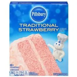 Pillsbury Cake Mix Traditional Strawberry